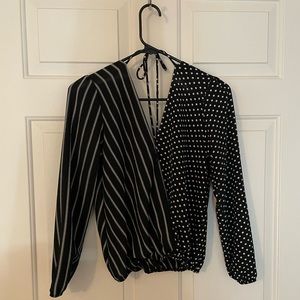 Polka dot dress shirt